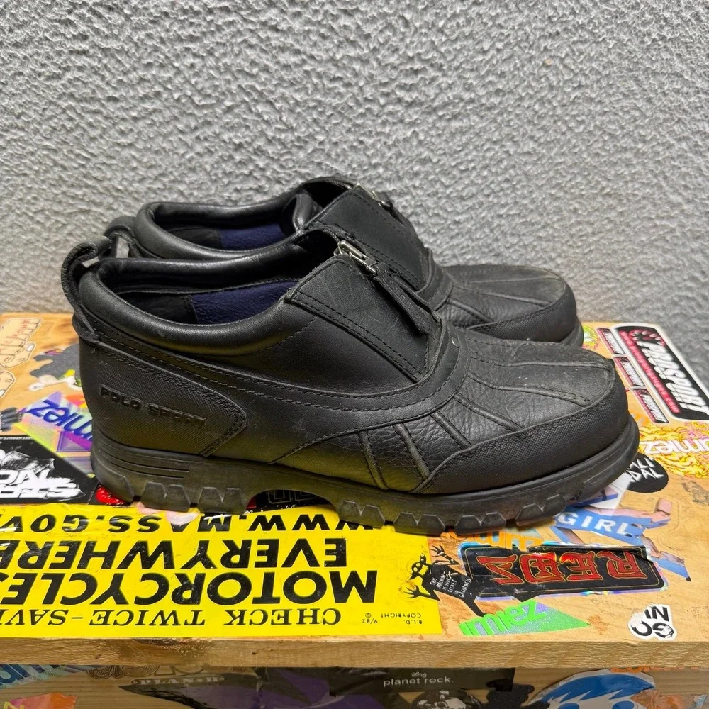 Polo Ralph Lauren Polo Sport Kewzip II Triple Black Boots